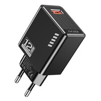 KAKUSIGA φορτιστής τοίχου KSC-1235, USB, 12W, μαύρος
