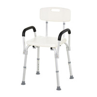 Αντιολισθητική Καρέκλα Μπάνιου με Ρυθμιζόμενο Ύψος HOMCOM 72-0007