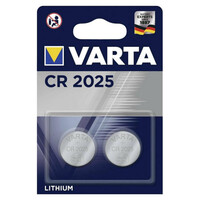 Varta CR2025 lithium battery 2pcs (VART18976)