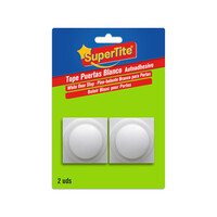 Supertite 7584 Αυτοκόλλητο Στοπ Πόρτας Λευκό 2ΤΜΧ