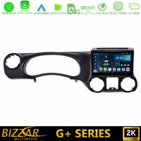 Bizzar g+ Series Jeep Wrangler 2011-2014 8core Android12 6+128gb Navigation Multimedia Tablet 9 u-g-Jp0787