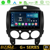 Bizzar g+ Series Mazda 2 2008-2014 8core Android12 6+128gb Navigation Multimedia Tablet 9 u-g-Mz0667