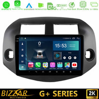 Bizzar g+ Series Toyota Rav4 2006-2012 8core Android12 6+128gb Navigation Multimedia Tablet 10 u-g-Ty0165
