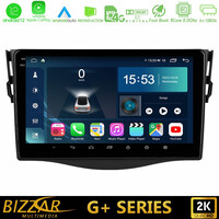 Bizzar g+ Series Toyota Rav4 8core Android12 6+128gb Navigation Multimedia 9 u-g-Ty0530