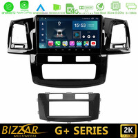 Bizzar g+ Series Toyota Hilux 2007-2011 8core Android12 6+128gb Navigation Multimedia Tablet 9 u-g-Ty666