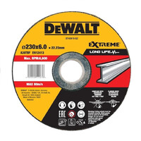 Dewalt DT43919 Δίσκος Κοπής Μετάλλου 230mm x 6.3mm