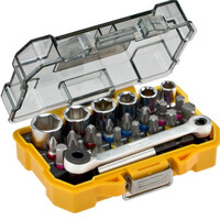Dewalt DT71516 Σετ Καρυδάκια με Μύτες 1/4" 24ΤΜΧ