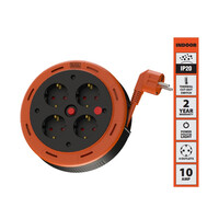 Black & Decker BXECFK2PIJE Μπαλαντέζα Καρούλι IP20 5m