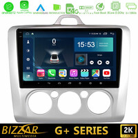Bizzar g+ Series Ford Focus Manual ac 8core Android12 6+128gb Navigation Multimedia 9 u-g-Fd0041m