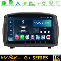 Bizzar g+ Series Ford Fiesta 2008-2012 8core Android12 6+128gb Navigation Multimedia Tablet 9 (Oem Style) u-g-Fd1451