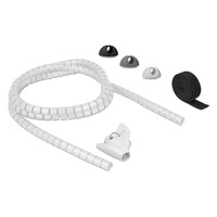 DELOCK σετ δεματικών καλωδίων 18392 με οργανωτές σιλικόνης/πλαστικό δεματικό/ταινία τύπου velcro, 5τμχ