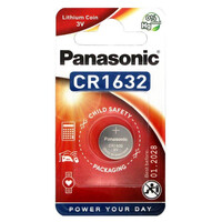 Panasonic CR1632 Lithium Battery (blister) (PAN16428)