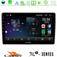 Cadence x2 Series 8core Android14 6+128gb Navigation Multimedia Tablet 10" με Carplay & Android Auto u-x2-856