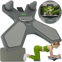 Trizand Πολυλειτουργική Σανίδα Ισορροπίαςμε Μετρητή, Αναστρέψιμο Πάνελ για Προπόνηση Κοιλιακών 26946