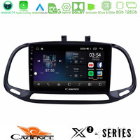 Cadence x2 Series 8core Android14 6+128gb  Fiat Doblo 2015-2022 Navigation Multimedia Tablet 9" u-x2-Ft0909