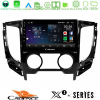 Cadence x2 Series 8core Android14 6+128gb  Mitsubishi L200 2016-> Amp; Fiat Fullback (Manual A/c) Navigation Multimedia Tablet 9" u-x2-Mt0620