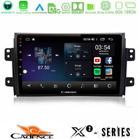 Cadence x2 Series 8core Android14 6+128gb  Suzuki sx4 2006-2014 Fiat Sedici 2006-2014 Navigation Multimedia Tablet 9" u-x2-Sz0649