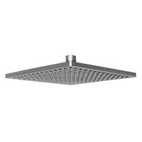 BRUNO κεφαλή ντους BRN-0266, πλαστική, τετράγωνη,  22.8 x 22.8cm, ασημί