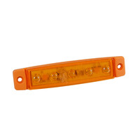L9703.2 ΦΩΣ ΟΓΚΟΥ 12/24V 5xSMD LED ΠΟΡΤΟΚΑΛΙ 96x20mm ΜΕ ΕΓΚΡΙΣΗ ΤΥΠΟΥ R7/R10  LAMPA - 1 TEM.