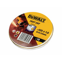 Dewalt DT3507 Δίσκος Κοπής Ιnox 125Χ1mm 10τμχ / κουτί