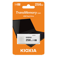 KIOXIA USB 3.0 FLASH STICK 256GB HAYABUSA WHITE U301