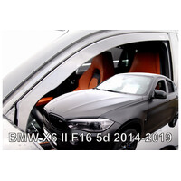 ΑΝΕΜ.11198 BMW X6 F16 5D 2014-2019  ΖΕΥΓΑΡΙ ΑΝΕΜΟΘΡΑΥΣΤΕΣ ΑΠΟ ΕΥΚΑΜΠΤΟ ΦΙΜΕ ΠΛΑΣΤΙΚΟ HEKO - 2 ΤΕΜ.