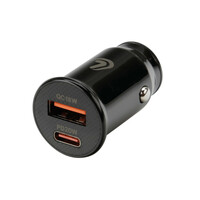 L3869.2 ΦΟΡΤΙΣΤΗΣ ΑΝΑΠΤΗΡΑ ΜΕ 2 ΘΥΡΕΣ USB TYPE A+ TYPE C 20W 12/24V 20W ESSENTIAL LINE LAMPA - 1ΤΕΜ.
