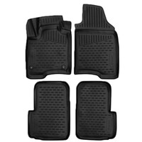EXP.ELEMENT3D00463210K/NV FIAT PANDA 5D 2011+  ΜΑΡΚΕ ΠΑΤΑΚΙΑ ΣΕ ΣΚΑΦΗ TPE ΛΑΣΤΙΧΟ ΣΕ ΜΑΥΡΟ ΧΡΩΜΑ NOVLINE - 4 ΤΕΜ.​