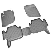 EXP.NLC.35.20.210/NV MITSUBISHI PAJERO SPORT 5D 2008+ ΜΑΡΚΕ ΠΑΤΑΚΙΑ ΣΕ ΣΚΑΦΗ TPE ΛΑΣΤΙΧΟ ΣΕ ΜΑΥΡΟ ΧΡΩΜΑ NOVLINE - 4 ΤΕΜ.
