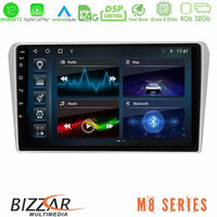 Bizzar m8 Series Toyota Avensis t25 02/2003 – 2008 8core Android12 4+32gb Navigation Multimedia Tablet 9 u-m8-Ty412n