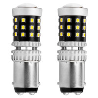 02800/AM ΛΑΜΠΑΚΙΑ ΔΙΠΟΛΙΚΑ LED ΛΕΥΚΑ CAN-BUS P21/5w BAY15D 12/24V 39xSMD 2016 ΑMiO - 2 TEM.