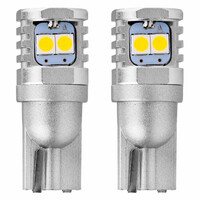 02801/AM ΑΚΑΛΥΚΑ ΛΑΜΠΑΚΙΑ LED T10 W5W/W10W 12/24V W2,1x9,5d 6SMDx3030 ΛΕΥΚΑ CAN-BUS ΑMiO - 2 TEM.