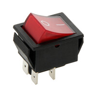 DM-3078 . Διακόπτης ON-OFF 15A 250V MK621 φωτιζόμενος κόκκινος
