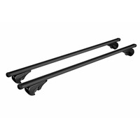 N15042 ΜΠΑΡΕΣ ΟΡΟΦΗΣ HELIO BLACK (ΧL) 140 cm ΑΛΟΥΜΙΝΙΟΥ ΜΑΥΡΗ ΜΕ ΚΛΕΙΔΑΡΙΕΣ (STANDARD RAILING) NORDRIVE - 2 TEM.
