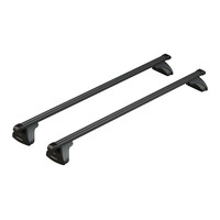 N15320 ΜΠΑΡΕΣ ΟΡΟΦΗΣ ΣΙΔΗΡΟΥ QUADRA M 120 cm MAX-LOAD ΣΕΤ ΣΕ ΜΑΥΡΟ ΧΡΩΜΑ ΜΕ ΠΡΟΣΤΑΤΕΥΤΙΚΑ ΚΑΠΑΚΙΑ ΑΚΡΩΝ EVOS LP ΓΙΑ ΑΠΛΗ ΟΡΟΦΗ NORDRIVE - 2 ΤΕΜ.