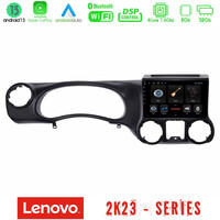 Lenovo car pad Jeep Wrangler 2011-2014 4core Android 13 2+32gb Navigation Multimedia Tablet 9 u-len-Jp0787