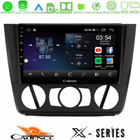 Cadence x Series bmw 1series E81/e82/e87/e88 (Manual A/c) 8core Android12 4+64gb Navigation Multimedia Tablet 9 u-x-Bm1011