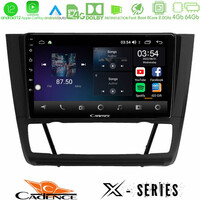 Cadence x Series bmw 1series E81/e82/e87/e88 (Auto A/c) 8core Android12 4+64gb Navigation Multimedia Tablet 9 u-x-Bm1012