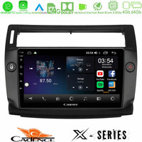 Cadence x Series Citroen c4 2004-2010 8core Android12 4+64gb Navigation Multimedia Tablet 9 (Μαύρο Χρώμα) u-x-Ct0812b