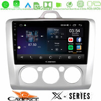 Cadence x Series Ford Focus Manual ac 8core Android12 4+64gb Navigation Multimedia 9 u-x-Fd0041m