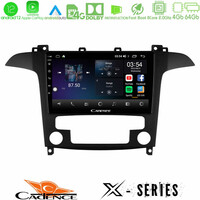 Cadence x Series Ford s-max 2006-2012 8core Android12 4+64gb Navigation Multimedia Tablet 9 u-x-Fd409