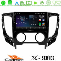 Cadence x Series Mitsubishi L200 2016-> & Fiat Fullback (Manual A/c) 8core Android12 4+64gb Navigation Multimedia Tablet 9 u-x-Mt0620