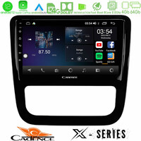 Cadence x Series vw Scirocco 2008-2014 8core Android12 4+64gb Navigation Multimedia Tablet 9 (Μαύρο Γυαλιστερό) u-x-Vw0057bl