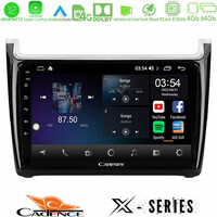 Cadence x Series vw Polo 8core Android12 4+64gb Navigation Multimedia Tablet 9 u-x-Vw6901pb