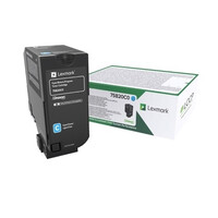 LEXMARK CS727/CS728/CX728 TONER CYAN 10K (75B20C0) (LEX75B20C0)