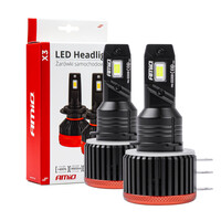 03309/AM ΛΑΜΠΕΣ LED H15 9-16V 90W 6.500K 9900lm CANBUS ΜΕ ΑΝΕΜΙΣΤΗΡΑΚΙ X3 SERIES AMIO - 2ΤΕΜ.