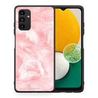 Boho Pink Feather - Samsung Galaxy A04s θήκη