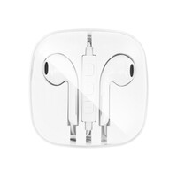 IP-9377 . Ακουστικά stereo jack 3.5mm για Apple ιphone & Android HR-ME25 λευκά