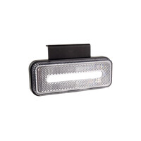 02377/AM ΦΩΣ ΟΓΚΟΥ ΦΟΡΤΗΓΟΥ LED ΛΕΥΚΟ 10-30V 124x49x22mm ΑΔΙΑΒΡΟΧΟ OM-02-W AMIO 1ΤΕΜ.