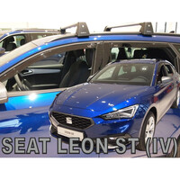 ΑΝΕΜ.SET28260 SEAT LEON 5D 2020+ / CUPRA LEON 5D 2020+ - ΣΕΤ ΑΝΕΜΟΘΡΑΥΣΤΕΣ ΑΥΤΟΚΙΝΗΤΟΥ ΑΠΟ ΕΥΚΑΜΠΤΟ ΦΙΜΕ ΠΛΑΣΤΙΚΟ HEKO - 4 ΤΕΜ.